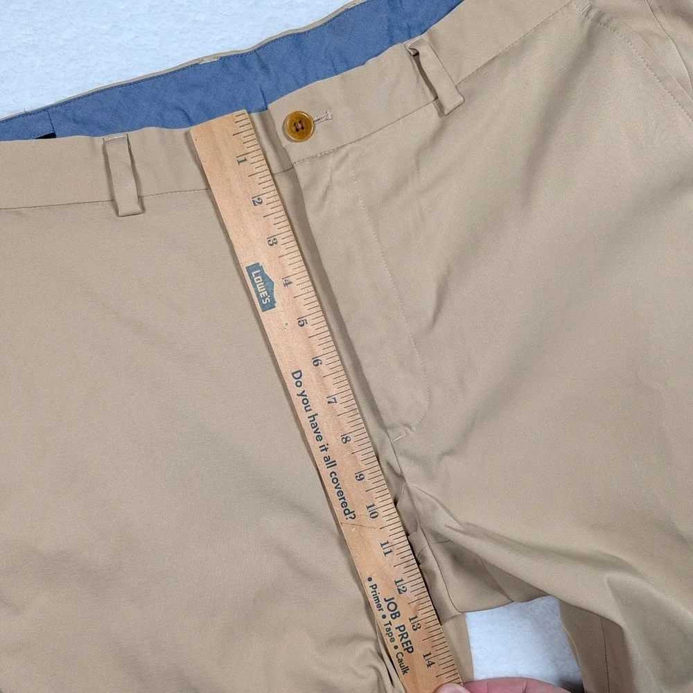 Brooks Brothers Pants Mens 38x30 Beige Straight Stretch‎ Performance Chino Golf